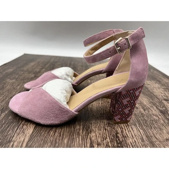 Anthropologie Christie Printed Heeled Sandals - Picture 4 of 8